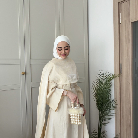 Silk kumaş elbise 