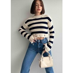 Zara Yırtıklı Kazak 