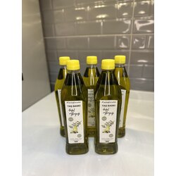 Taşbaskı soğuk sıkım zeytinyağ 
