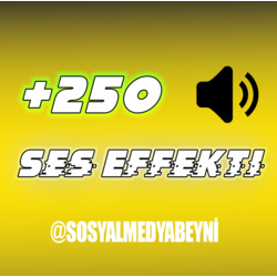 +250 Video ses effekti