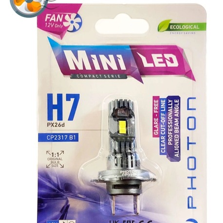 Photon Mini H7 Fanlı Beyaz Led