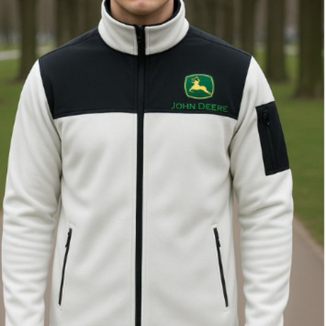 JOHN DEERE Fermuarlı Polar Ceket