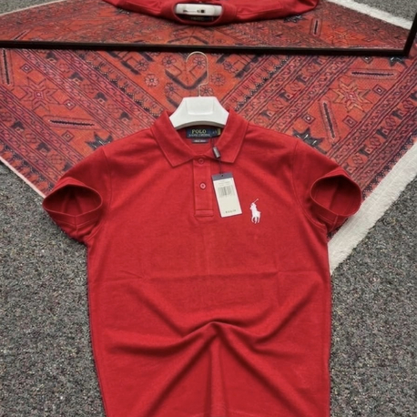 US POLO Kırmızı Polo Yaka T-shirt