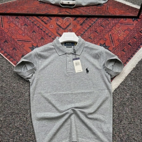 US POLO Gri Polo Yaka T-shirt