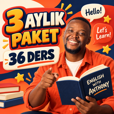 3 Aylık İngilizce Paketi – Haftada 3 Ders