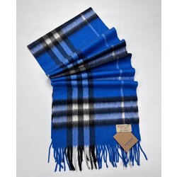 %100 kaşmir saks mavi atkı