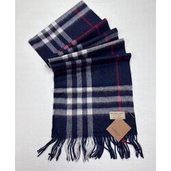 %100 kaşmir atkı lacivert