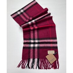 %100 kaşmir atkı bordo