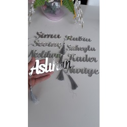 Harfli model kitap Ayracı