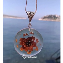 Çam Kozalağı Yuvarlak Kolye