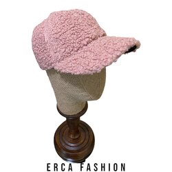 KÜRKLÜ PEMBE KEP