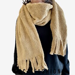 PELUŞ CAMEL ŞAL KAŞKOL