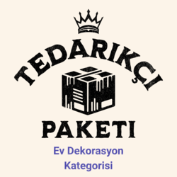 Tedarikçi Paketi | Etsy Dropshipping | Ev Dekorasyon