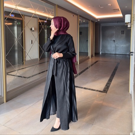 İthal Piliseli Siyah Kap