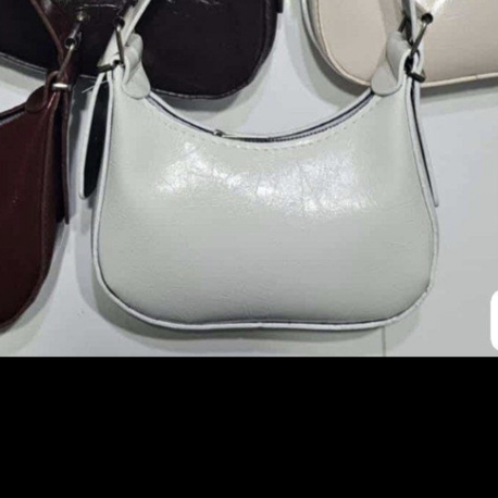 Candy Baget Çanta Beyaz K. Rugan