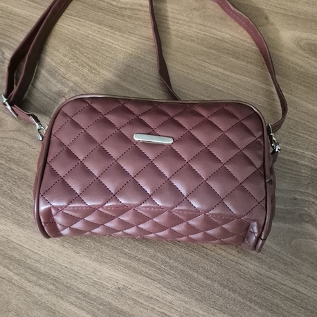 Eko Guess Bordo 2 Bölmeli Omuz ve Çapraz Çanta