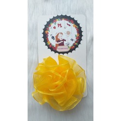 Sarı Organze Top Toka