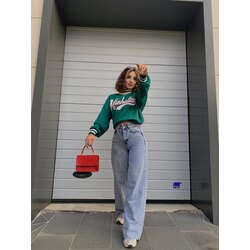 |JEAN| Çift renk Palazzo Paça Jean