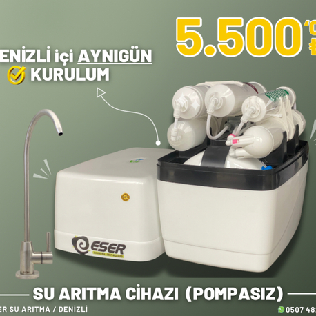 8 litre Pompasız