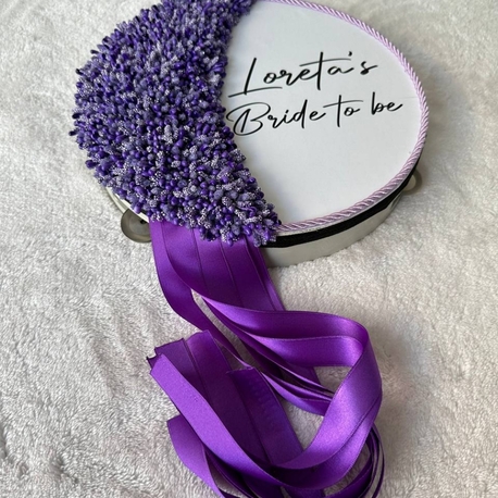 Personalisierter Braut-Def im Knospen-Design mit speziellem Fotodruck | EW-292686