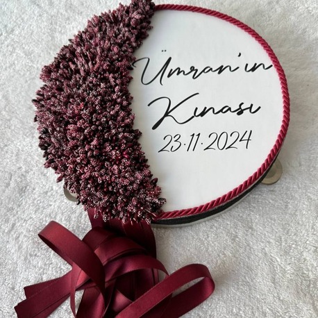 Personalisierter Braut-Def im Knospen-Design mit speziellem Fotodruck | EW-292682
