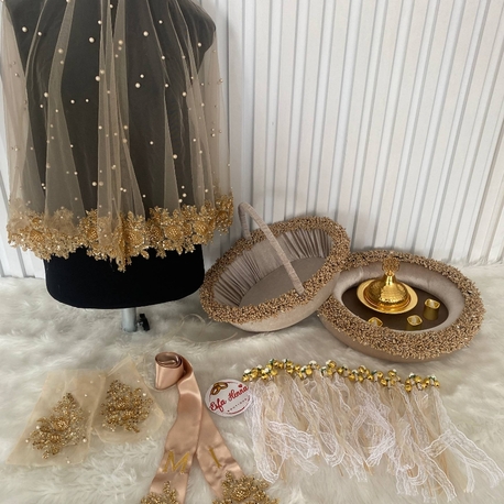 Luxuriöses Henna-Set in Gold | EW-292696