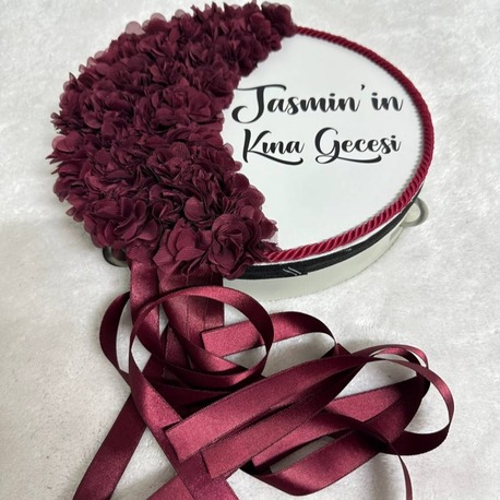 Personalisierter Braut-Def mit Laserblumen für Hochzeit und Henna-Feier | EW-292675