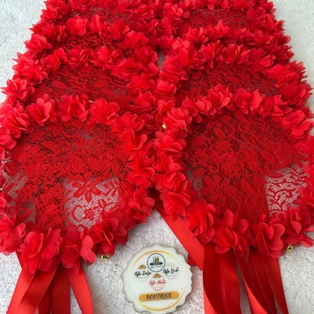 Lasergeschnittenes, florales Brautjungfern-Tamburin| EW-292934