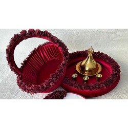 Lasergeschnittenes Henna-Korb- und Tablett-Set | EW-293006
