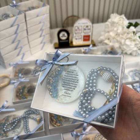 20 personalisierte Magnet-Geschenke mit Tasbih in Geschenkbox | EW-292966
