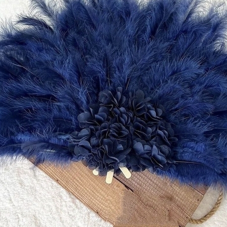 Personalisierter Braut- und Brautjungfern-Fächer in gewünschter Farbe | EW-292813