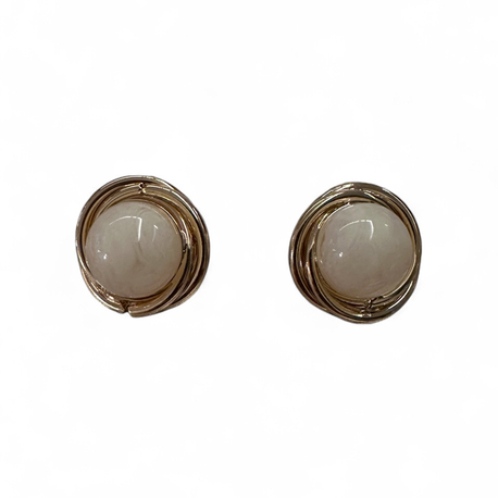 OVAL KEMİK KÜPE