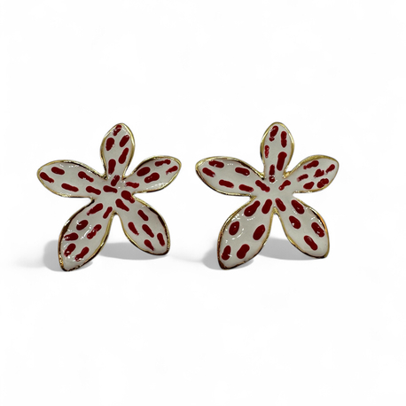 ÇİÇEK KÜPE RED