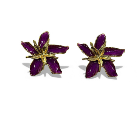 Purple küpe