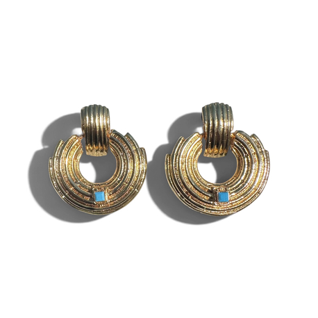 TURQUOISE VINTAGE KÜPE