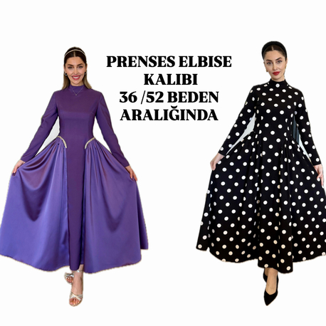 YENİ ❤️ PRENSES ELBİSE
