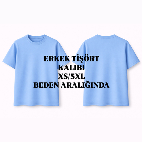 ERKEK TİŞÖRT KALIBI XS/5XL