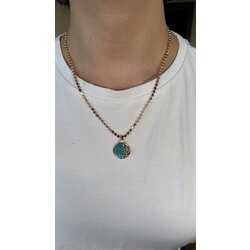 Güneş Kolye Uçlu VIP Ezme Zincir