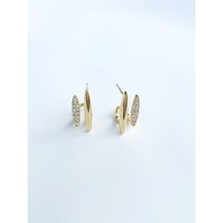 İkili Gold Küpe