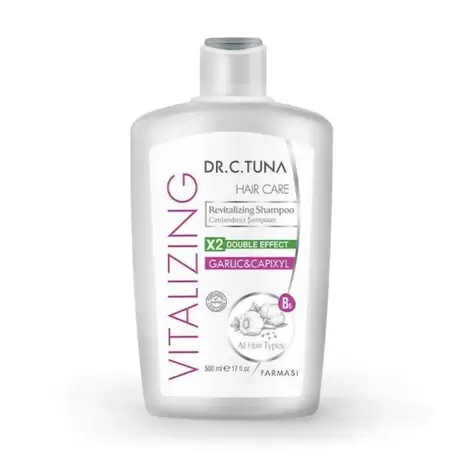 Dr. C. Tuna Vitalizing Sarımsak & Capixyl Canlandırıcı Şampuan 500 ml