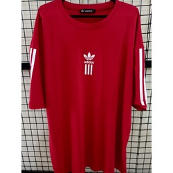 Oversize adidas baskılı tişört
