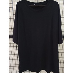 Oversize siyah basic tişört