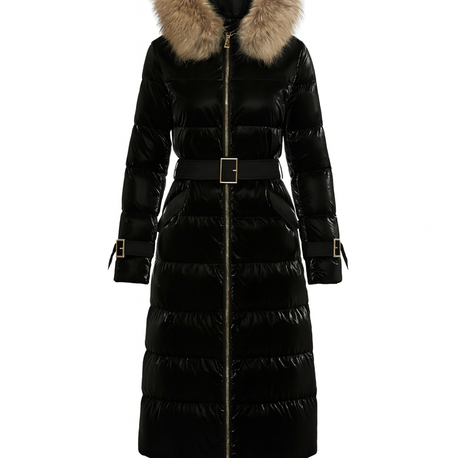Metalic Arctic Edge Parka Long
