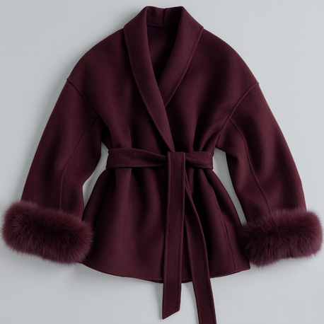 Loro Piana Doulux Burgundy