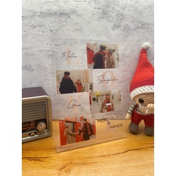 Love Sevgililer Günü Temalı Kişiselleştirilmiş Fotoğraf ve Yazılı Pleksi Stand