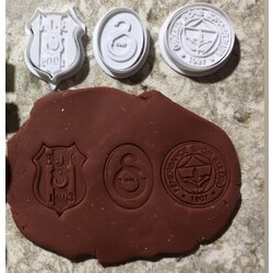 3 büyükler kesme mühür seti 45 mm