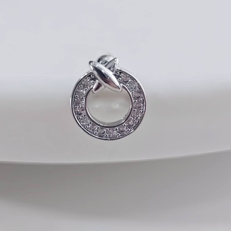 Halka X Artı Model Kıkırdak Piercing Tragus Helix Silver Gümüş Renk Küpe - 1376