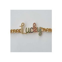 Lucky Renkli Çelik Bileklik