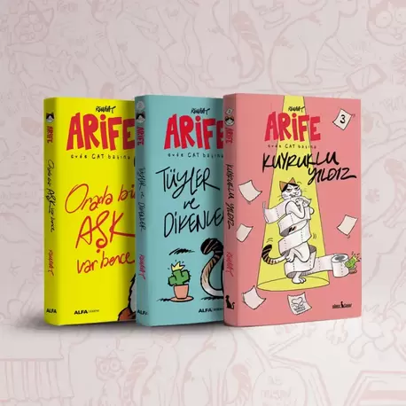 Kedi Üçlemesi - İmzalı 3 Arife Kitabı Bir Arada