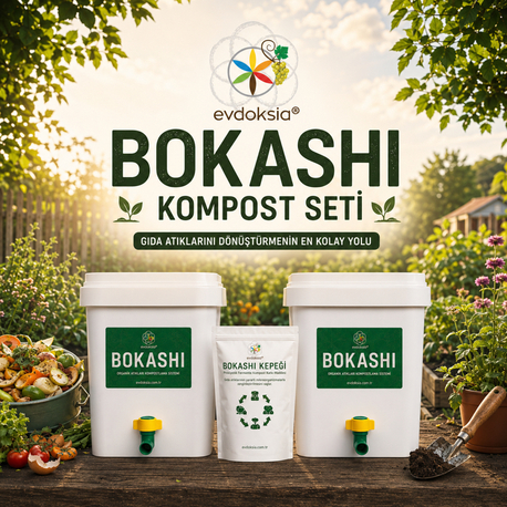 Bokashi Kompost Seti - Bokashi Kepekli